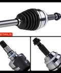 Front Left Driver Side CV Axle Shaft Assembly For Toyota Corolla 2003 2008 1.8L Automatic S LE CE ABS Compatible bolt-on axle detail