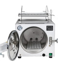 Stainless Steel 18L Autoclave High Pressure Temperature 1100W LED Steam Sterilizer For Medical Use Class N with open door