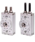 Built Tough Rotary Cylinder With Slick Pneumatic Actuator For Smooth Heavy Duty Workflows And Reliable High Torque Shaft Rotation plug and play setup.