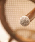 Secure Grip Formed Felt Furniture Pads Linen 1 Inch Cup Design on chair leg to protect hard floors from scratches and scuffs.