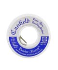 Spool of lead free solder in tin silver copper alloy with pewter finish for jewelry making and stained glass projects.