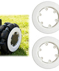 Front Wheel Hub Cover For Mammotion Luba 2 Robotic Lawn Mower Easy Snap On Install Direct Front Wheel Fit Axle Cap Protector Drive Tire