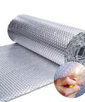 6mm Thick Reflective Double Bubble Aluminum Foil Insulation Roll For Windows Or Walls with fireproof demonstration