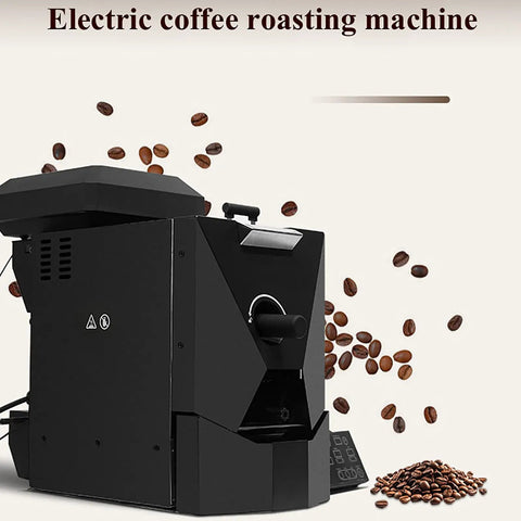 Electric Coffee Roaster for Home Or Small Cafe Pro Grade 500g Automatic Drum Roasting Machine With Smoke Filter And Chaff Collector