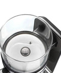 Top view of Boss Level Heavy Duty Stainless Steel Automatic Drip Coffee Machine For Home And Commercial Use Ultra Capacity 1250ml Makes 5 To 10 Cups.