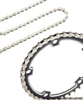Bike Chain Repair Kit For 6/7/8 Speed Bikes With Chain Breaker And Link Pliers, bicycle chain and gear close-up view