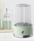 Compact Portable Washer For Delicate Laundry With Three Spin Settings Quiet Eco Friendly Design Featherweight Build in green finish.