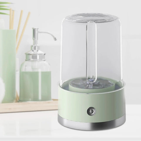 Compact Portable Washer For Delicate Laundry With Three Spin Settings Quiet Eco Friendly Design Featherweight Build in green finish.