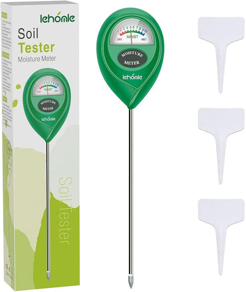 Soil Moisture Meter For Houseplants And Pots Quick Watering Guide Easy Plant Care Tool With Probe Green Moisture Sensor
