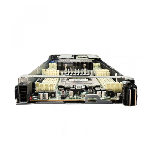 Straight Fire Four Node AMD EPYC Server Rig Featuring Quad Sixteen Core Processors And Two Hundred Fifty Six Gigs Of RAM Wrapped In Blazing Fast NVMe Storage Designed For Daily Grind Duties Built To Ride Out Heavy Loads No Sweat motherboard side view showcasing extensive RAM slots and cooling components.