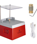 Cordless Rechargeable Stained Glass Grinder For Art Projects with 5/8 Inch Diamond Bit, Type C Charge, Water Feed System