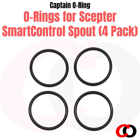 Replacement O Rings For Scepter SmartControl Gas Can Spout 4 Pack Keep Your Gas Can Sealed Tight Leaks Fixed For Gas Diesel Kerosene And Utility Cans Today, four black rubber o-rings