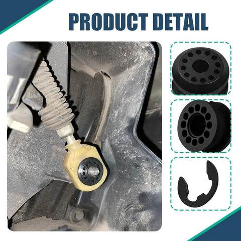 Heavy Duty Car Transmission Shift Linkage Grommet Bushing Kit With E Clips For Ram Transfer Case Repair, 2Pcs in use