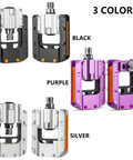 Foldable Bike Pedals Aluminum Alloy 9 Sixteenth Inch With Reflective Strips Non Slip Wide Flat Pedals for Mountain Road BMX Bikes