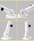 Built Tough 1 Inch Flag Pole Wall Mount Bracket With Secure Hardware Kit 180 Adjustable Premium Aluminum outdoor view