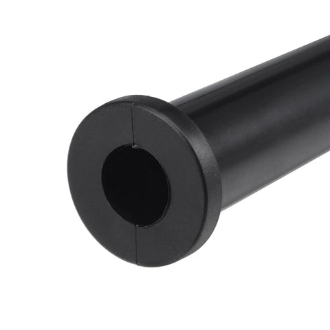 Side view of Rubber Cable Sleeve Cord Boot Protector For Hoses 75mm Length Black 2 Pack Durable Protective Cover For Wiring Looms And Automotive Hoses