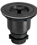 Gold Kitchen Sink Drain Assembly With Deep Removable Waste Basket, Strainer And Stopper For Three And A Half Inch Openings