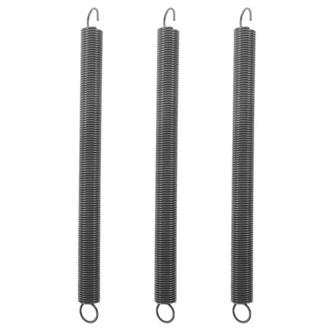 Heavy Duty Extension Spring Kit For Attic Ladders, 15-Piece Replacement Set With 2x20x280 Tension Springs, three steel springs