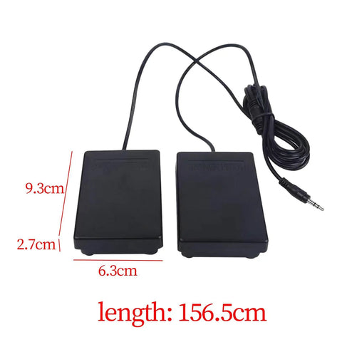 Roll Up Drum Pedal Replacement For Electronic Drum Practice Pads With 61.6 Inch Cable, Ultra Stable Anti Slip Foot Pedal