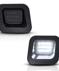 Bright White Smoke Lens LED License Plate Lights Replacement Kit for Dodge RAM 1500 2500 3500 Pickup Trucks Pack of 2