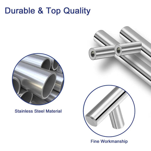 30 Pack 3 Inch Center To Center Brushed Nickel Cabinet Pulls Stainless Steel Kitchen Handles with durable stainless material focus