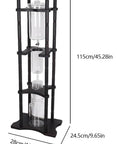 Large Capacity Cold Brew Drip Coffee Maker With Solid Wood Base And Two Thousand Five Hundred Milliliter Tank, dimensions 115cm height.