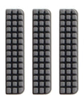 Three silicone wipers from the A1 Nozzle Brush Replacement Kit For 3D Printers With Hotbed Mounted Silicone Wiper Cleaning Tool Three Pack