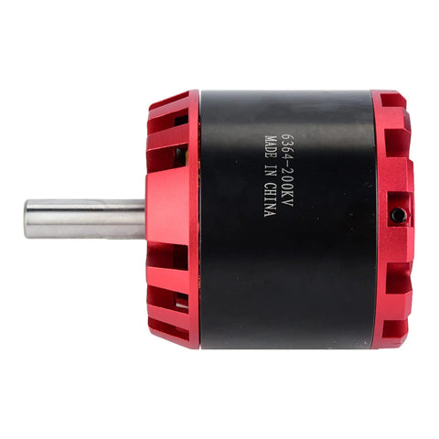 Beefy 2300W Brushless Sensorless Motor 6364 Size 200KV For Electric Scooters And Skateboards in red casing