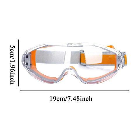 Rugged Mowing Goggles Featuring Anti Fog Coating And Tight Windproof Seals, 19cm x 5cm for yard work protection.