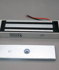 Flush Mount Magnetic Lock 350Lb 180Kg Beefy Holding Power for Access Control on a Single Door 12V Electromagnetic Lock Fail Safe Built In Surge Suppressor Steel Alloy