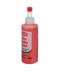 CRC Disc Brake Quiet bottle, 4 oz, pink liquid with red cap.