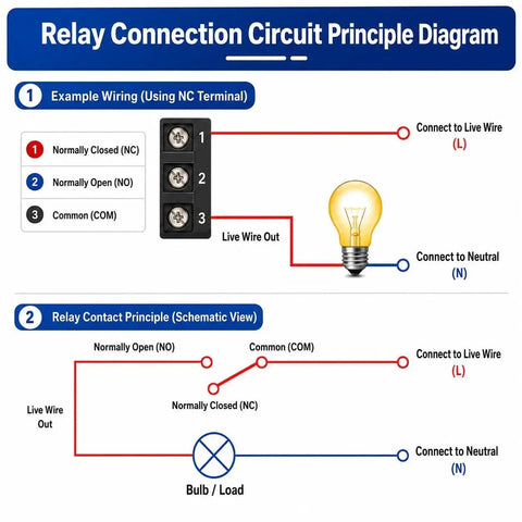 Ten Piece 5V DC One Channel Relay Module Kit With Optocoupler Isolation High And Low Level Trigger All In One 20 Cm Jumper Wires And 10K 1K 220R Resistors For Arduino And Raspberry Pi relay wiring diagram with NC, NO, COM terminals