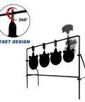 Level Up Your Plinking Sessions With This Sweet Auto Reset Steel Gong Spinner Targets For .177 And .20 Caliber Rifles four gongs