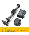 Open 57mm Linear Guide Rail Stage With X Y Z Axis, 1.2Nm Ball Screw SFU1605, 1000mm Stroke, 42mm Width CNC Slide System