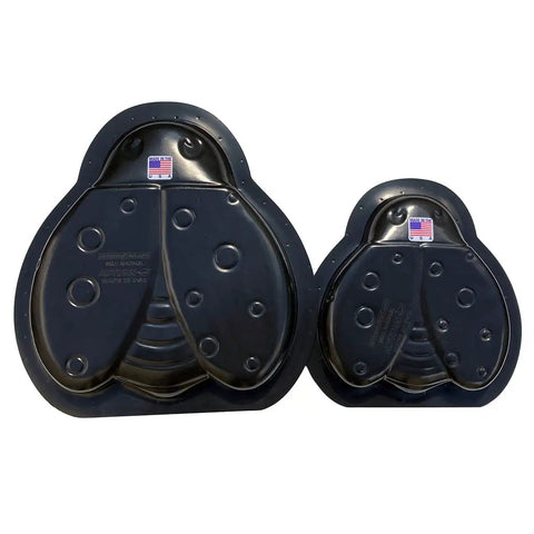 Large Ladybug Stepping Stone Mold For DIY Walkways And Garden Decor Reusable Plastic Concrete Mold For Easy Pathway Stones