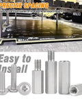 Rock Solid M3 Hex Standoff Spacer Screws And Nuts 270 Pcs Stainless Steel Hardware Kit For PCB And Circuit Boards with standoffs.