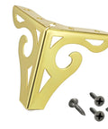 Iron Triangular Furniture Legs Replacement For Tables, Cabinets, Bookcases, Wardrobes, And Chairs, Dope Rustproof Metal Feet With Easy Install