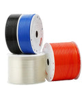 Pro Level 8mm Black Polyurethane Air Hose Tube Optimized For All Pneumatic Air Compressors Heavy Duty High Pressure Tubing in multiple colors.