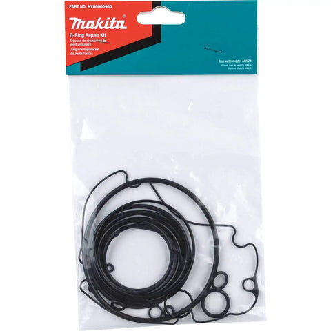 Clear plastic bag containing O Ring Repair Kit AN924 For Makita 21 Degree Full Round Head 3 And A Half Inch Framing Nailer parts.