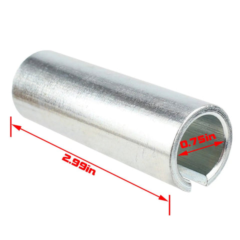 Straight Up Slick 3/4 To 1 Inch Gas Engine Pulley Crank Shaft Sleeve Adapter Bore Reducer Bushing with dimensions 0.75in x 2.99in.