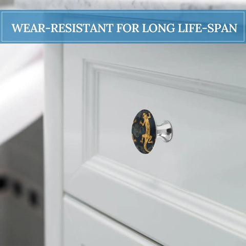 2 Pack Round Cabinet Knobs And Drawer Pulls 1.1 Inch Heavy Duty Stainless Steel Hardware For Kitchen Cabinets And Dressers Smooth Finish Quick Swap Solid Build For Home Glow Up on white cabinet drawer.