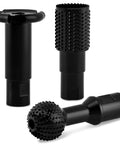 3 Piece Sphere Rotary Burr Set For Wood Carving And Grinding Upgraded Ball Gouges With 5/8-11 Thread Fits 4-1/2 Inch And 5 Inch Grinders