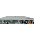 Badass Dual Xeon Gold 6130 1U Rackmount Server With 768Gb Ram And Ten Killer 3.84Tb Sas Ssd Drives rear view showing power and ports.