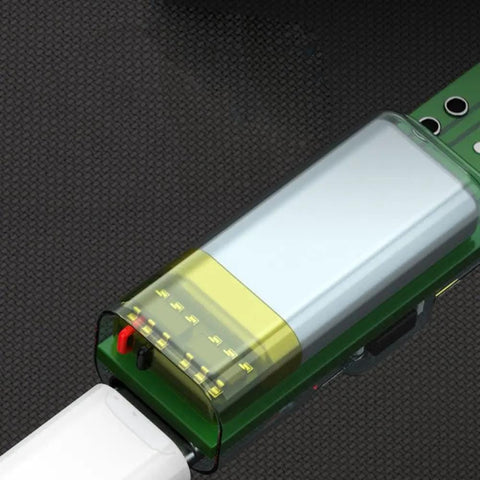Digital Optocoupler Tester With Type-C USB Interface, LED Indicator, battery compartment view for electronics repair tool.