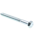 Heavy Duty 5/16 Inch By 3 Inch Hex Lag Screws For Decks And Wood Projects With Deep Wood Threads And No Nut Required In A307 Grade Zinc Plated Steel Pilot Hole Necessary 50 Pack Prime Line 9055705