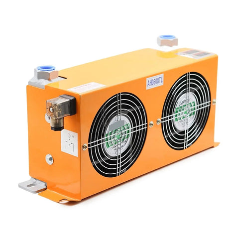 Hydraulic Air Cooler Plate Heat Exchanger For Oil Tank Cooling 24V Oil Radiator With 60 L Per Min Flow And 3000 Kcal Per Hour Capacity