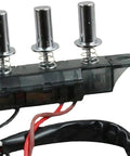 Universal Range Hood Push Button Switch Keyboard Control Board For 5 Button Or 4 Button Hoods, close-up of switch assembly