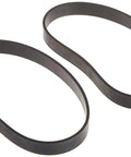 Two black rubber vacuum belts front view for BISSELL Style 7/9/10/12/16, OEM model 32074