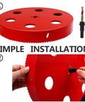 Beast 215mm 8.46 Inch HSS Bi Metal Hole Saw Cutter installation for wood plastic metal plywood steel