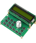 Top view of ADF4351 Digital LCD Signal Generator with variable frequency oscillator and control buttons.